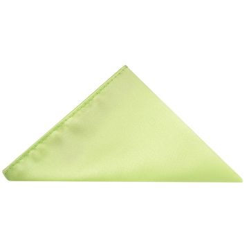 Avocado Green Satin Pocket Square