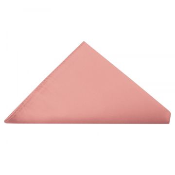 Plain Pink Satin Silk Pocket Square