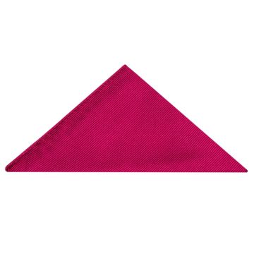 Fuchsia Pink Twill Pocket Square
