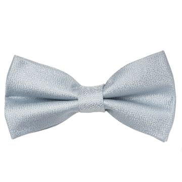 Pre Tied Light Blue Textured Silk Boys Bow Tie Age 4-7
