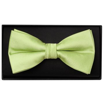 Plain Light Sage Handmade Mens Bow Tie