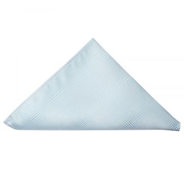 Sky Blue Textured Pocket Square