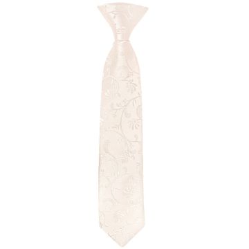 Pre Tied Blush Floral Boys Tie Age 4-7