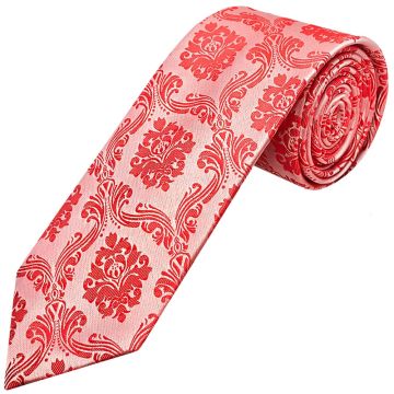Bright Red Paisley Classic Men's Tie