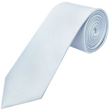 Plain Sky Blue Silk Classic Men's Tie
