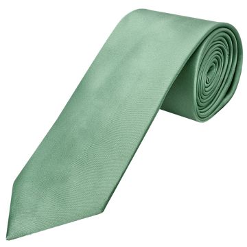 Plain Seagrass Satin Classic Men's Tie