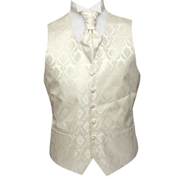 Ivory Paisley Waistcoat