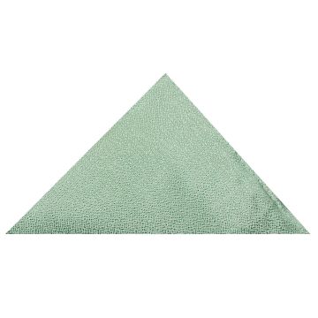 Plain Green Textured Silk Pocket Square