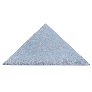 Plain Dusty Blue Silk Pocket Square