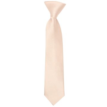 Pre Tied Blush Satin Boys Tie Age 4-7