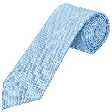 Dusty Blue Textured Classic Tie