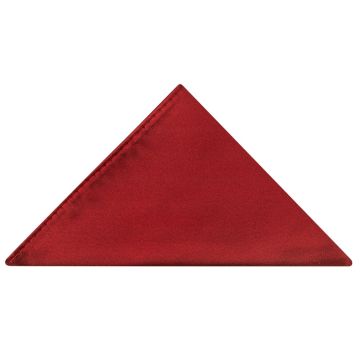 Plain Red Wine Pocket Square