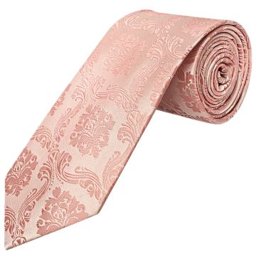 Rose Gold Paisley Classic Men's Tie