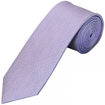 Plain Purple Textured Silk Classic Men's Tie