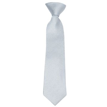 Pre Tied Light Blue Textured Silk Boys Tie Age 4-7
