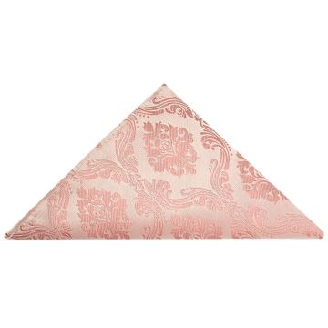 Rose Gold Paisley Pocket Square