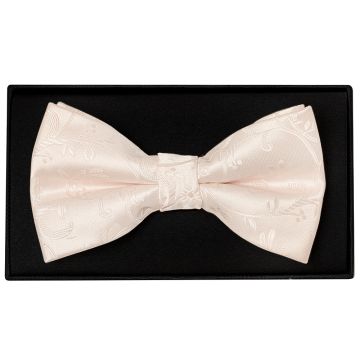 Blush Floral Handmade Mens Bow Tie