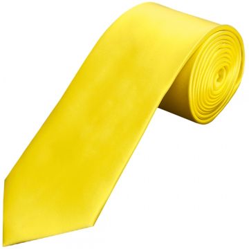 Sunshine Yellow Satin Classic Men's Tie