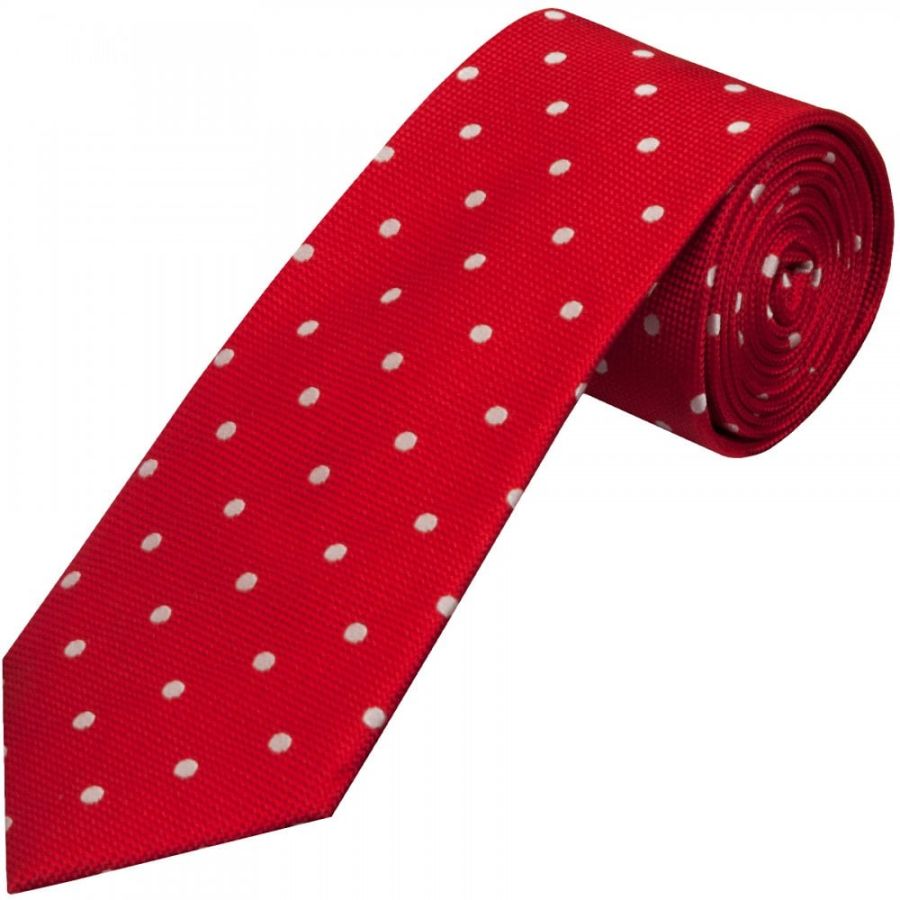 Red Spot Silk Classic Men's Tie