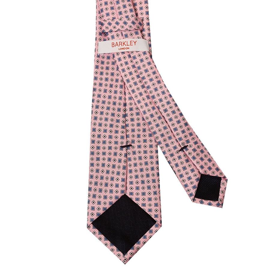 Pink Geo Classic Men's Tie