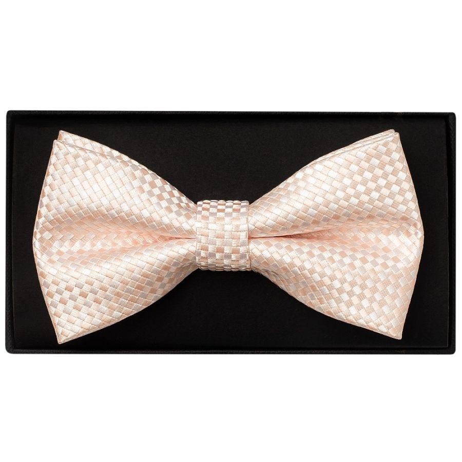 Blush Diamond Neat Mens Bow Tie