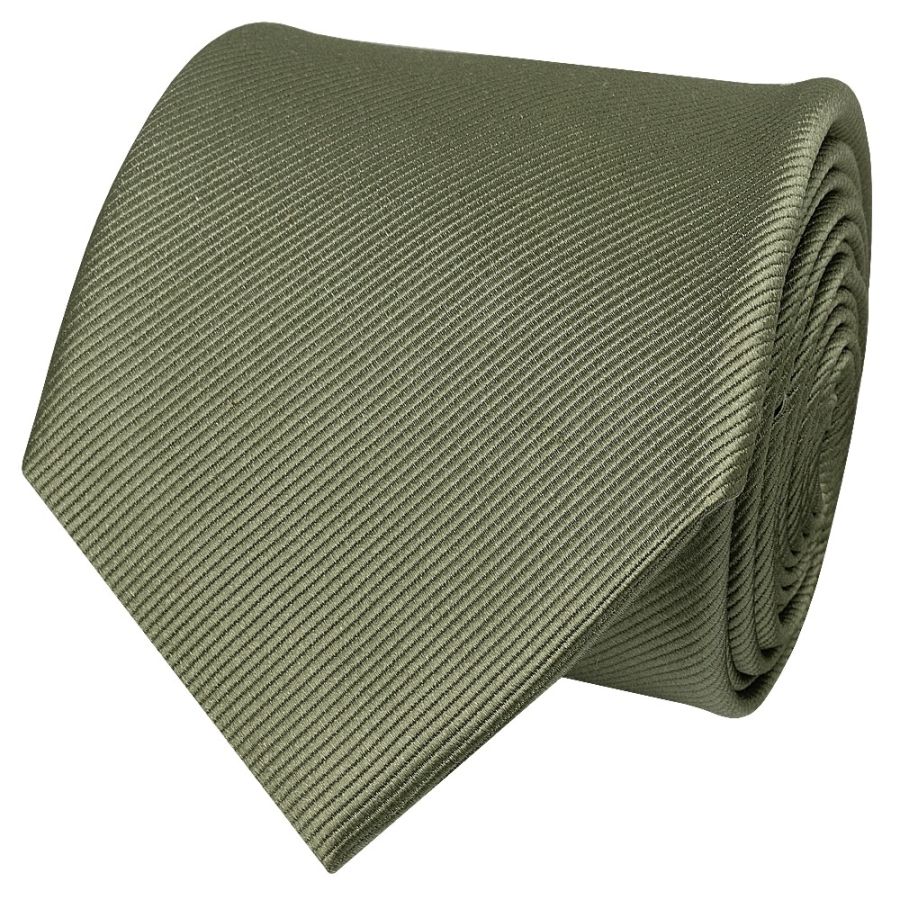 Olive Twill Silk Classic Men's Tie