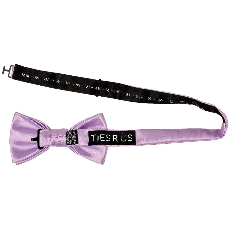 Plain Lavender Handmade Mens Bow Tie