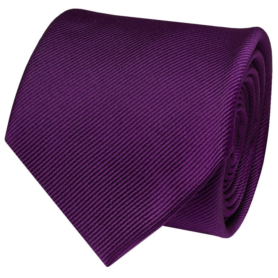 Purple Silk Twill Silk Classic Men's Tie