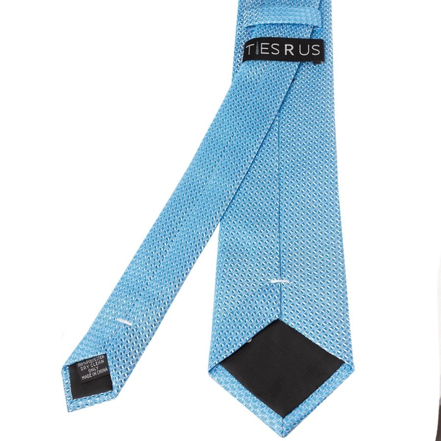 Blue Textured Classic Tie
