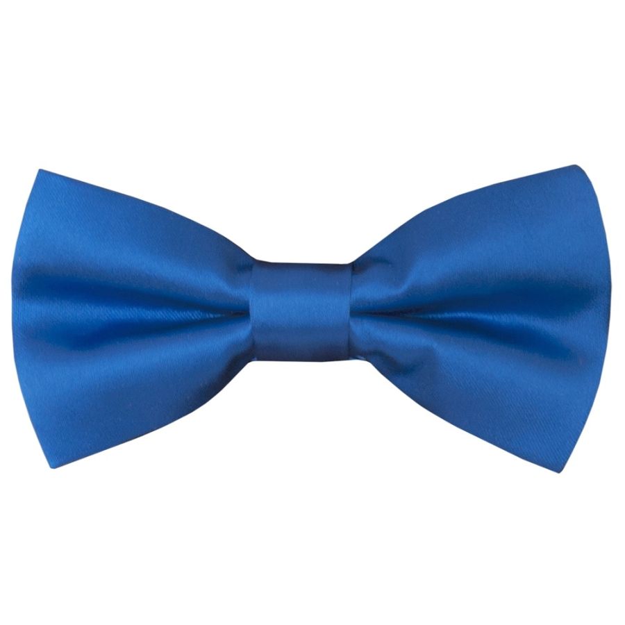 Pre Tied Electric Blue Boys Bow Tie Age 18 Months-3 Years