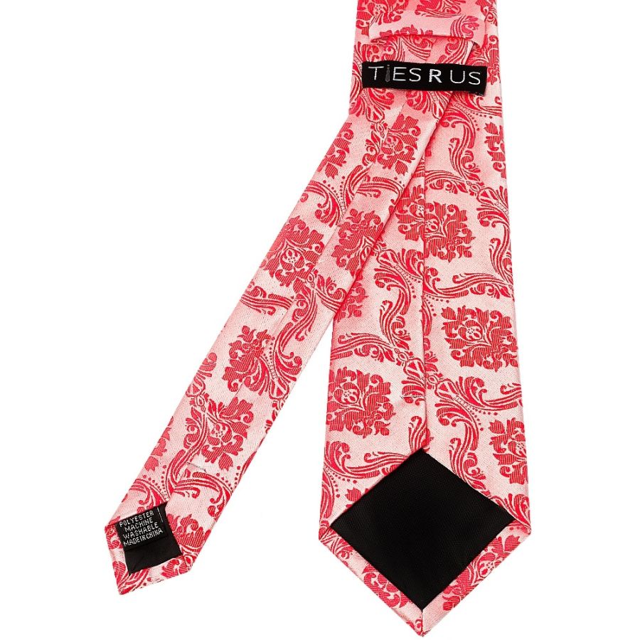 Bright Red Paisley Classic Men's Tie