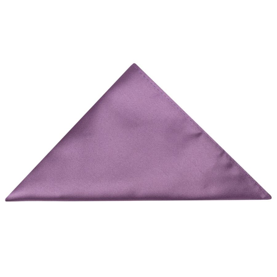 Plain Light Mauve Pocket Square