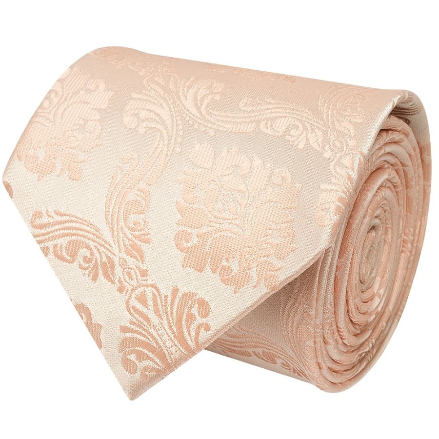 Light Peach Paisley Classic Men's Tie