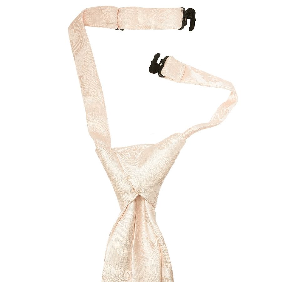 Pre Tied Blush Paisley Boys Tie Age 4-7