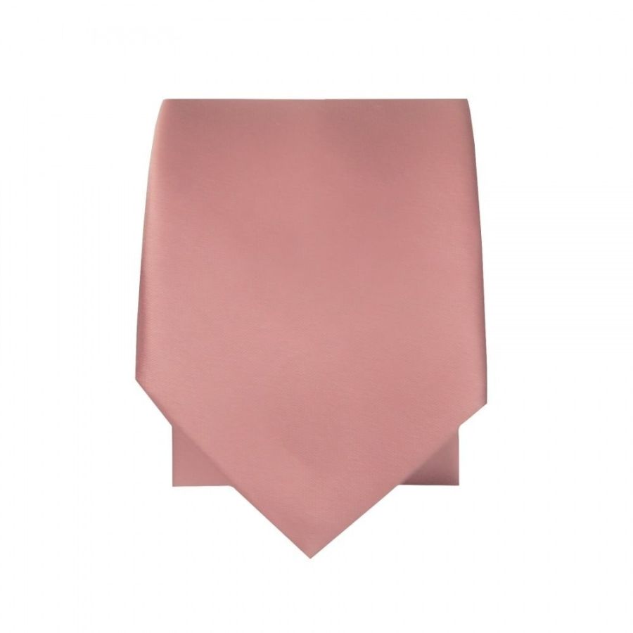 Rose Gold Satin Skinny Men's Tie