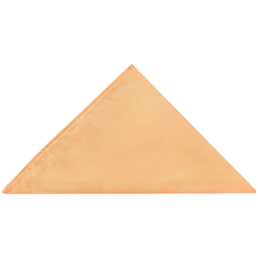 Pre Tied Peach Satin Boys Bow Tie and Pocket Square Set Age 4-7