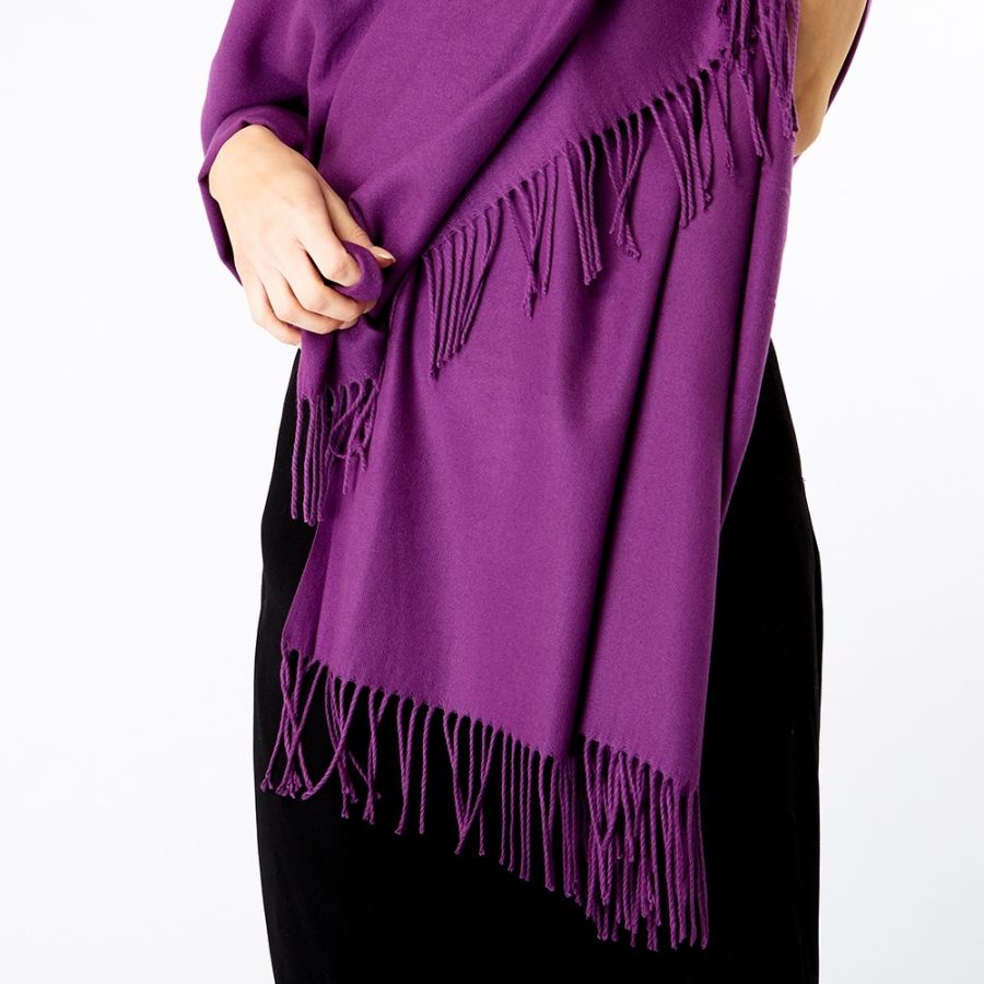 Plum Pashmina 