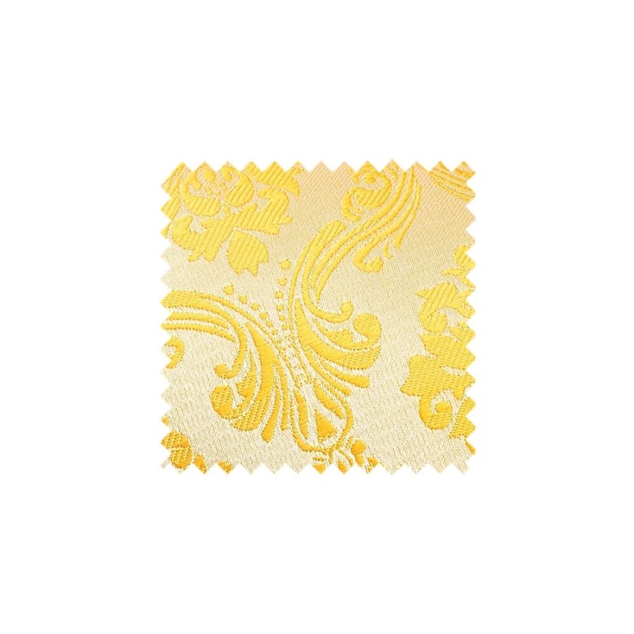 Bright Yellow Paisley Swatch - BYWP1