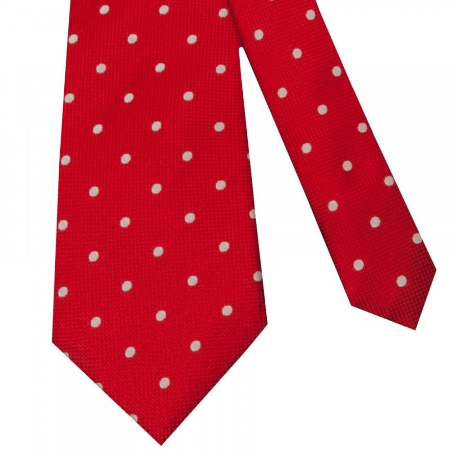 Red Spot Silk Classic Men's Tie