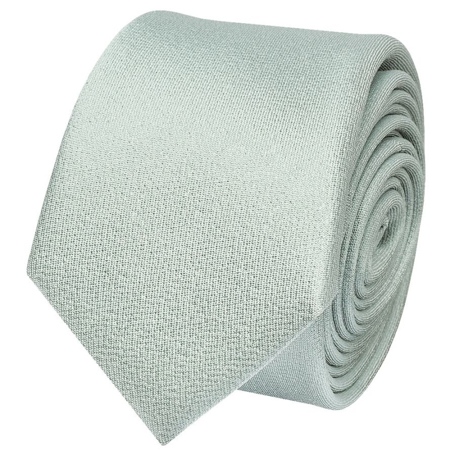 Plain Duck Egg Silk Skinny Boys Tie and Pocket Square Set