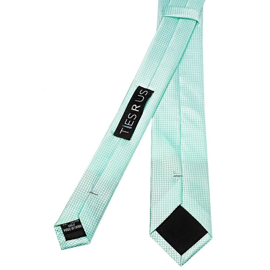 Mint Diamond Skinny Boys Tie