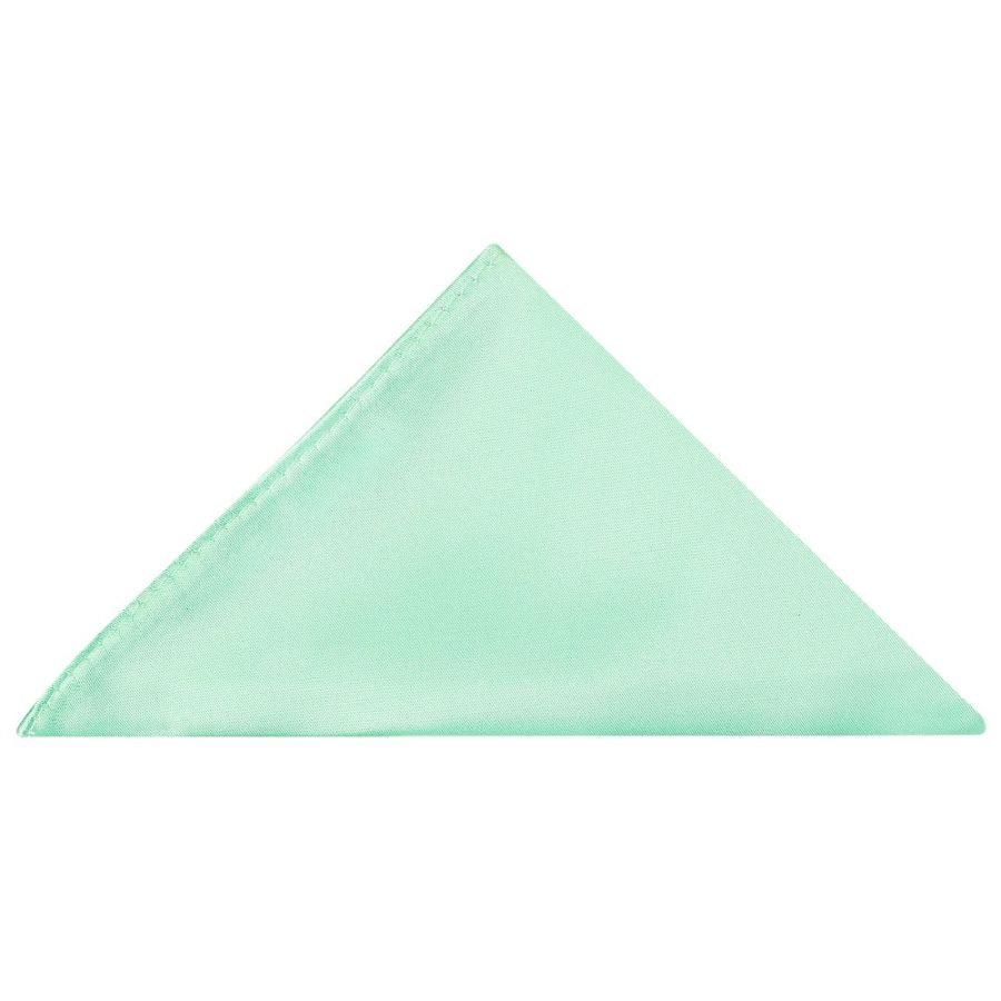 Plain Mint Green Pocket Square