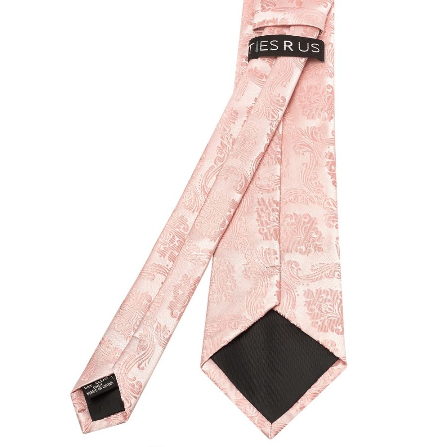 Rose Quartz Paisley Classic Men's Tie