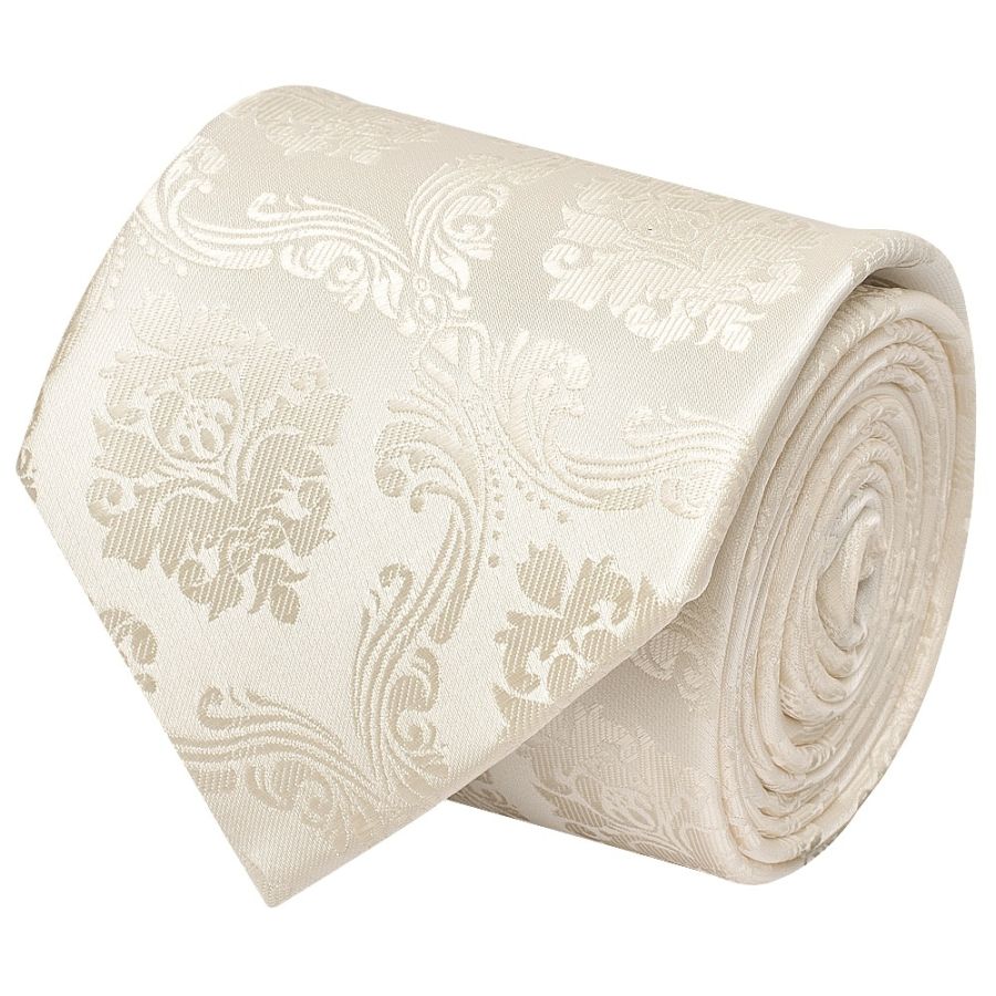 Ivory Paisley Classic Men's Tie