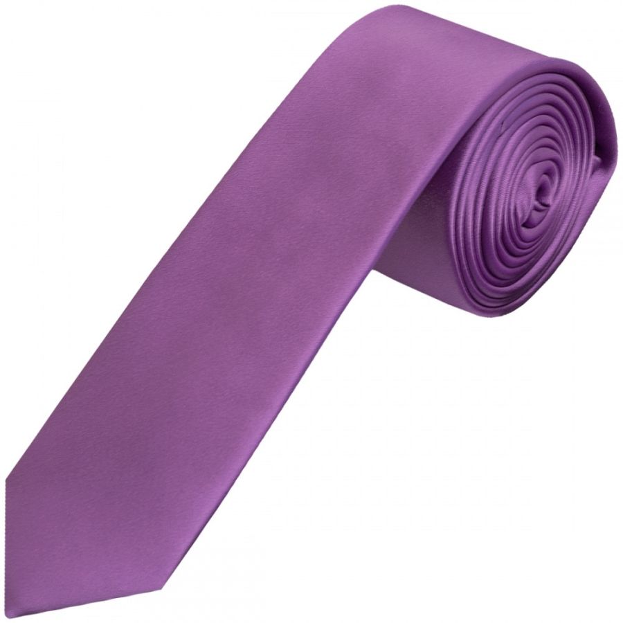 Cadburys Purple Satin Boys Tie