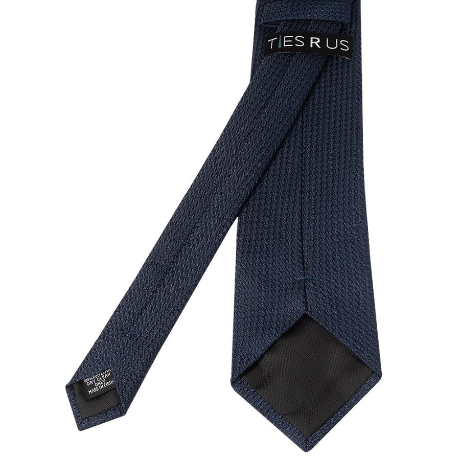 Navy Textured Classic Tie