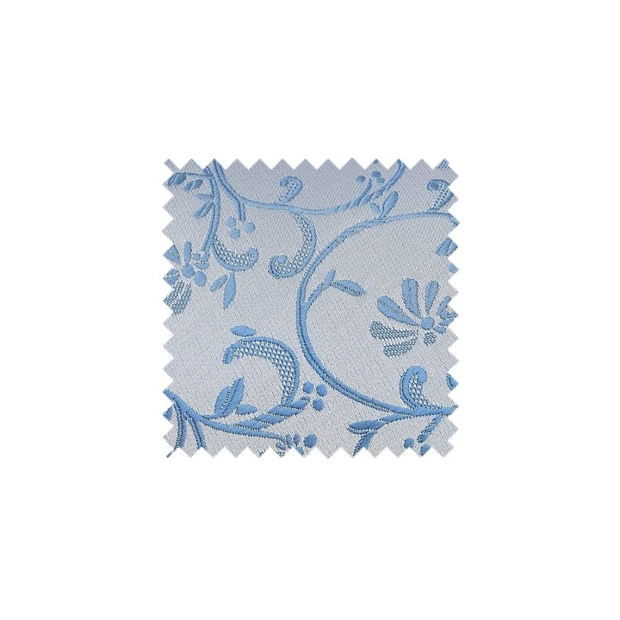 Plain Dusty Blue Floral Swatch - DBWF1
