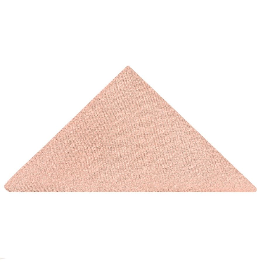 Plain Rose Quartz Silk Pocket Square
