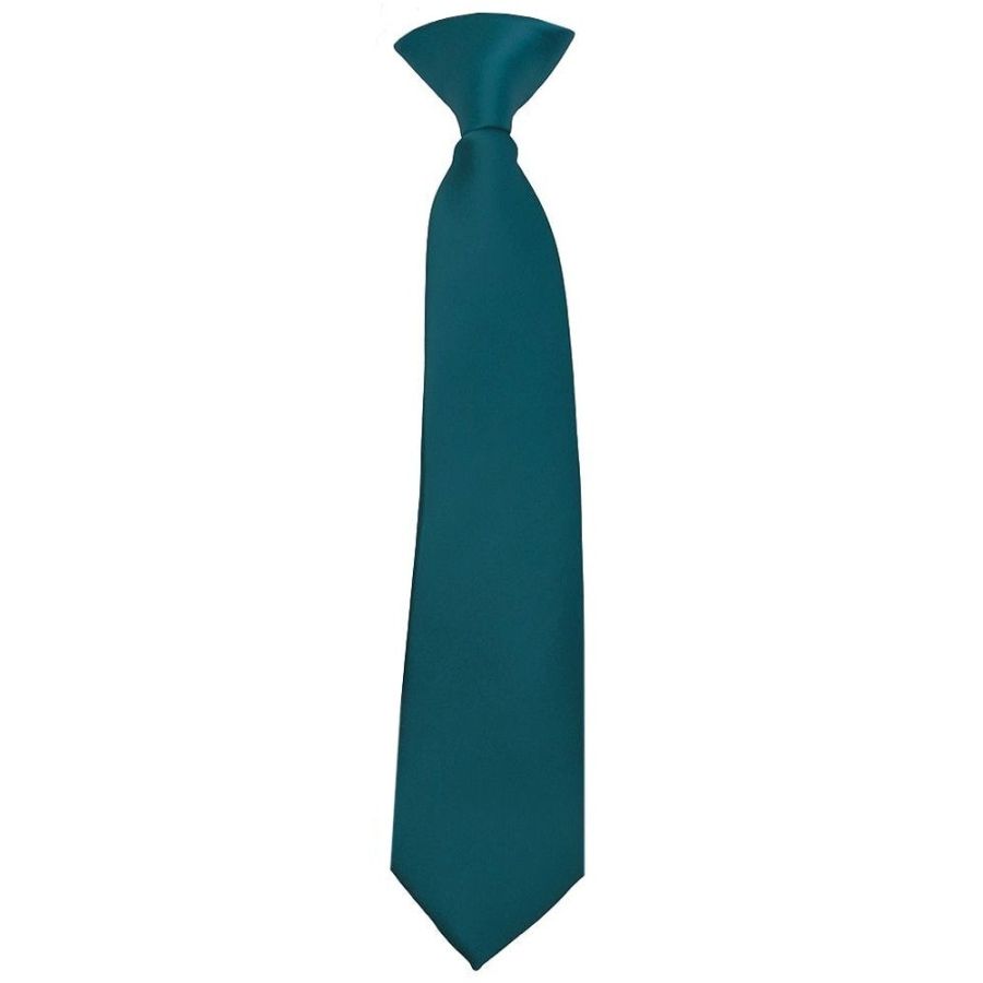 Pre Tied Dark Teal Satin Boys Tie and Pocket Square Set Age 4-7