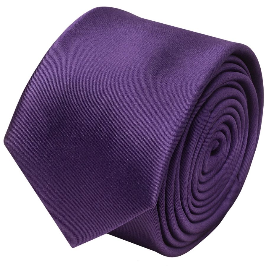 Purple Satin Boys Tie